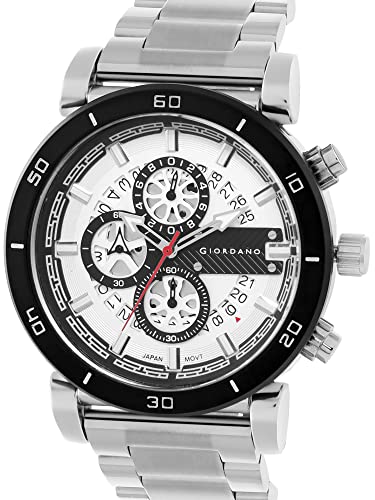Image of Giordano Multi-Functional Watch for Man with Chronograph Mechanism and Stylish Metal Strap, Wrist Watch for Men - GD-50013-11