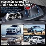 Z-oneMart 2 Pcs Universal Car Seat Gap Fillers, Car Gap Filler Organizer, Vehicle Mounted Gap Leak Proof Filling Strip, Storage Box for Car Seats For Car Suv Truck Fill The Gap Between Seat & Console - Image 7