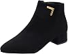 Ankle Boots for Women Fashion High Heels Short Breathable Chunky Retro Side Zipper Thermal Shoes Womens Booties