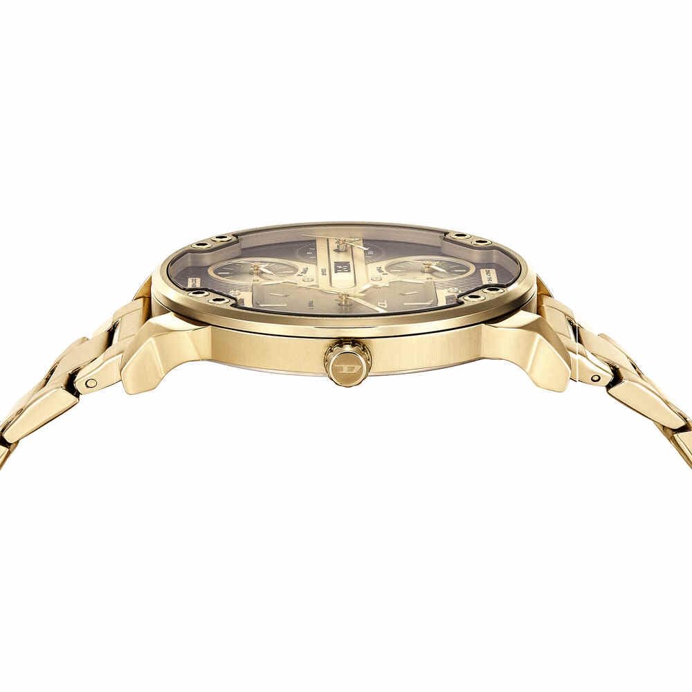 Diesel Reloj Mr. Daddy para Hombre, Movimiento multifunción a Tres Agujas de Cuarzo con Correa de Acero Inoxidable