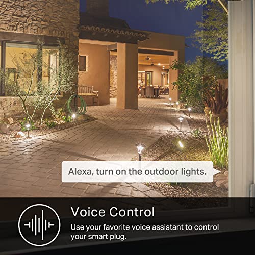 Kasa Smart EP40 Outdoor Smart Plug, White by Kasa Smart - Image 3