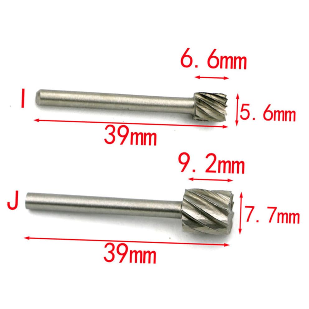 Set de 10 fresas rotativas para madera y aluminio miniatura 2