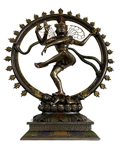 Hindu tanzende Shiva Nataraja Statue Bronze Finish Cover