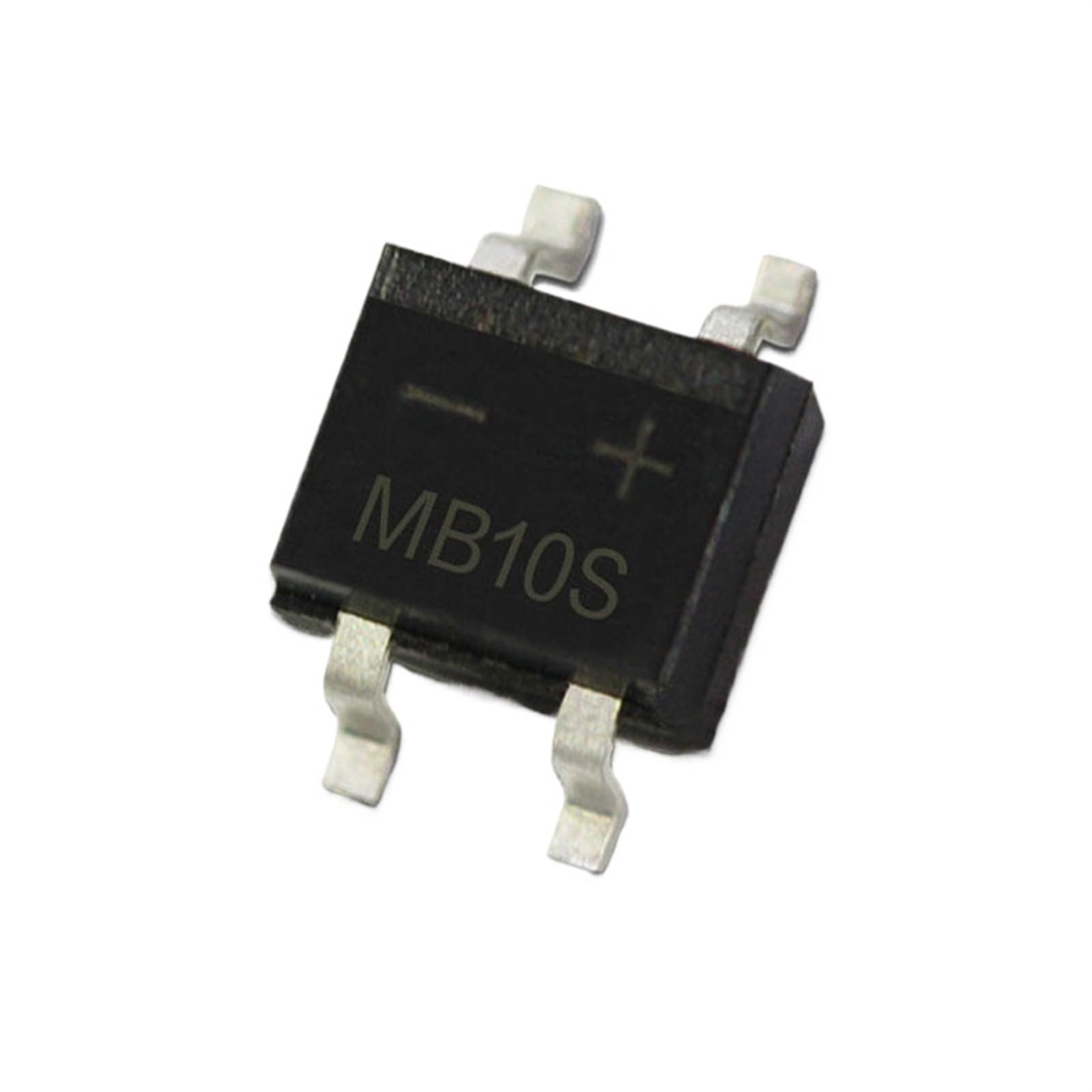 WBNFFUCYU 100Pcs MB10S SMD Bridge Rectifier SOP-4 Stack 0.8A/1000V