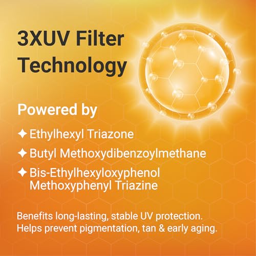Image of SPF 50 PA+++ Sunscreen for Oily & Dry Skin | Non-Greasy, No White Cast | Deep Hydrating Daily Use Sunscreen| With Ectoin & Hyaluronic Acid | 50ml