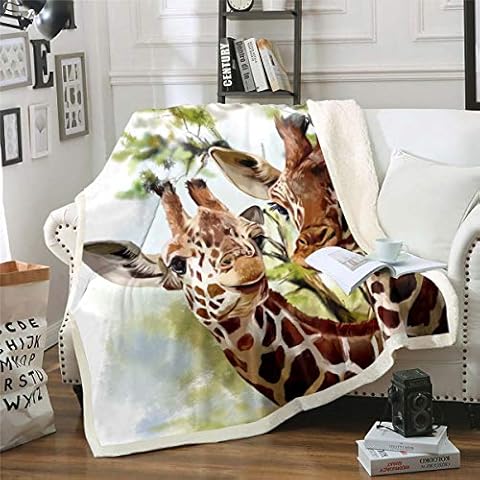 Couverture Sherpa Girafe Loussiesd Cover