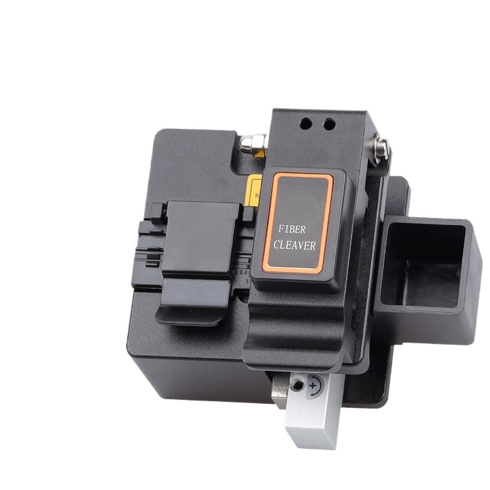 CUDTAPI Optical Fiber Cleaver, Black 24 Surface Blade Fiber Optic Cleaver With Automatic Return Knife With User-friendly Design