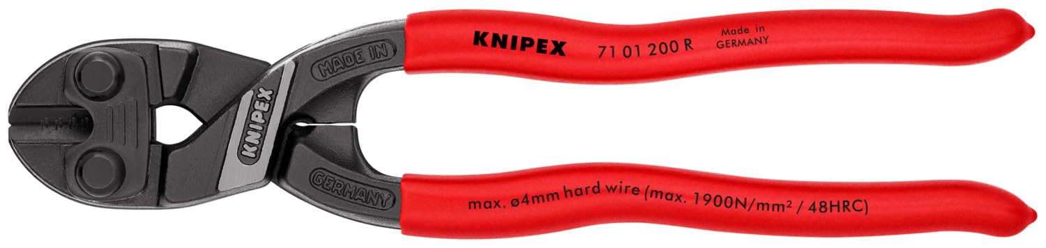 Knipex 71 01 200 R SBA High Leverage CoBolt Cutters, Fencing Cutter