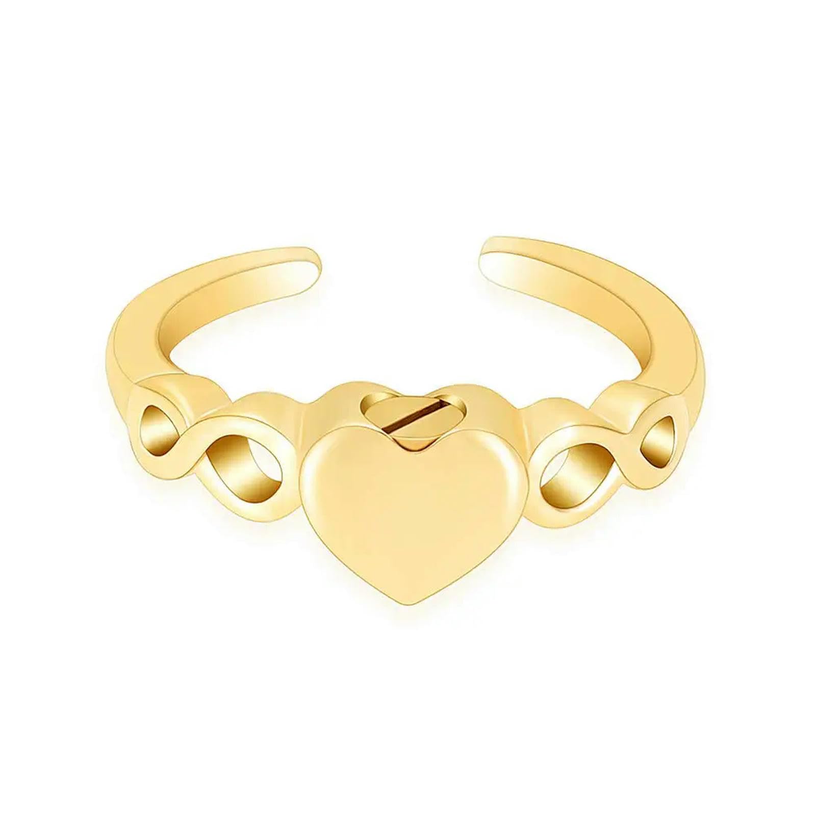 Bijoux de cendres commémoratives pour femmes : bague urne scellée