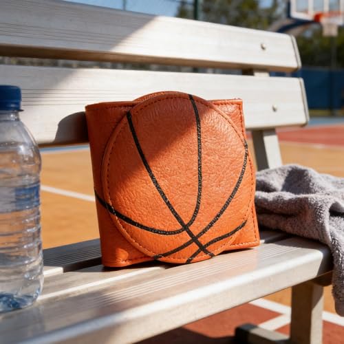 Monedero infantil resistente de baloncesto para no perder tarjetas 4