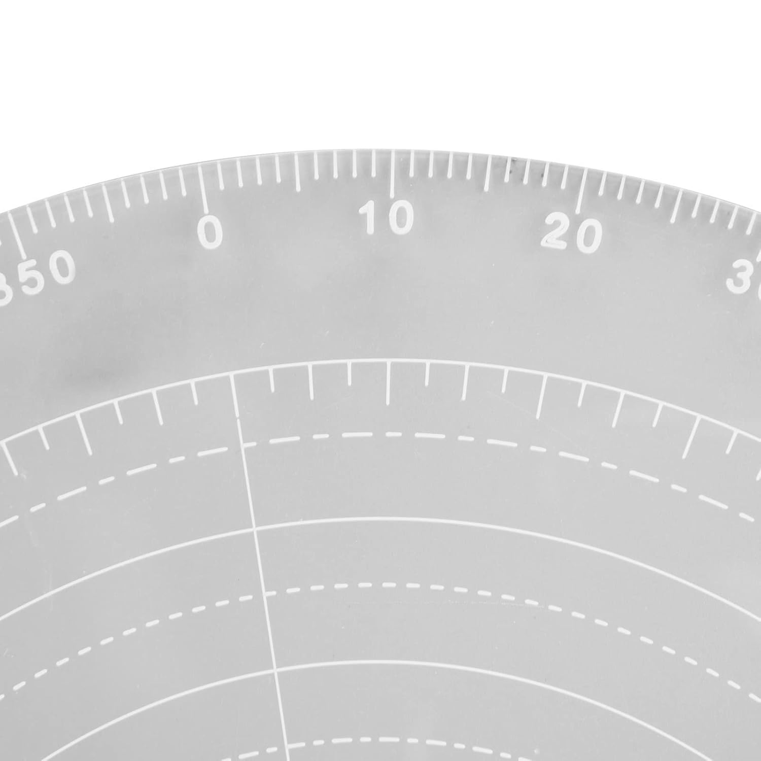 Round Center Finder with Clear Scales Acrylic DlY Woodworking Circle Gauge(Large (30cm in Diameter))
