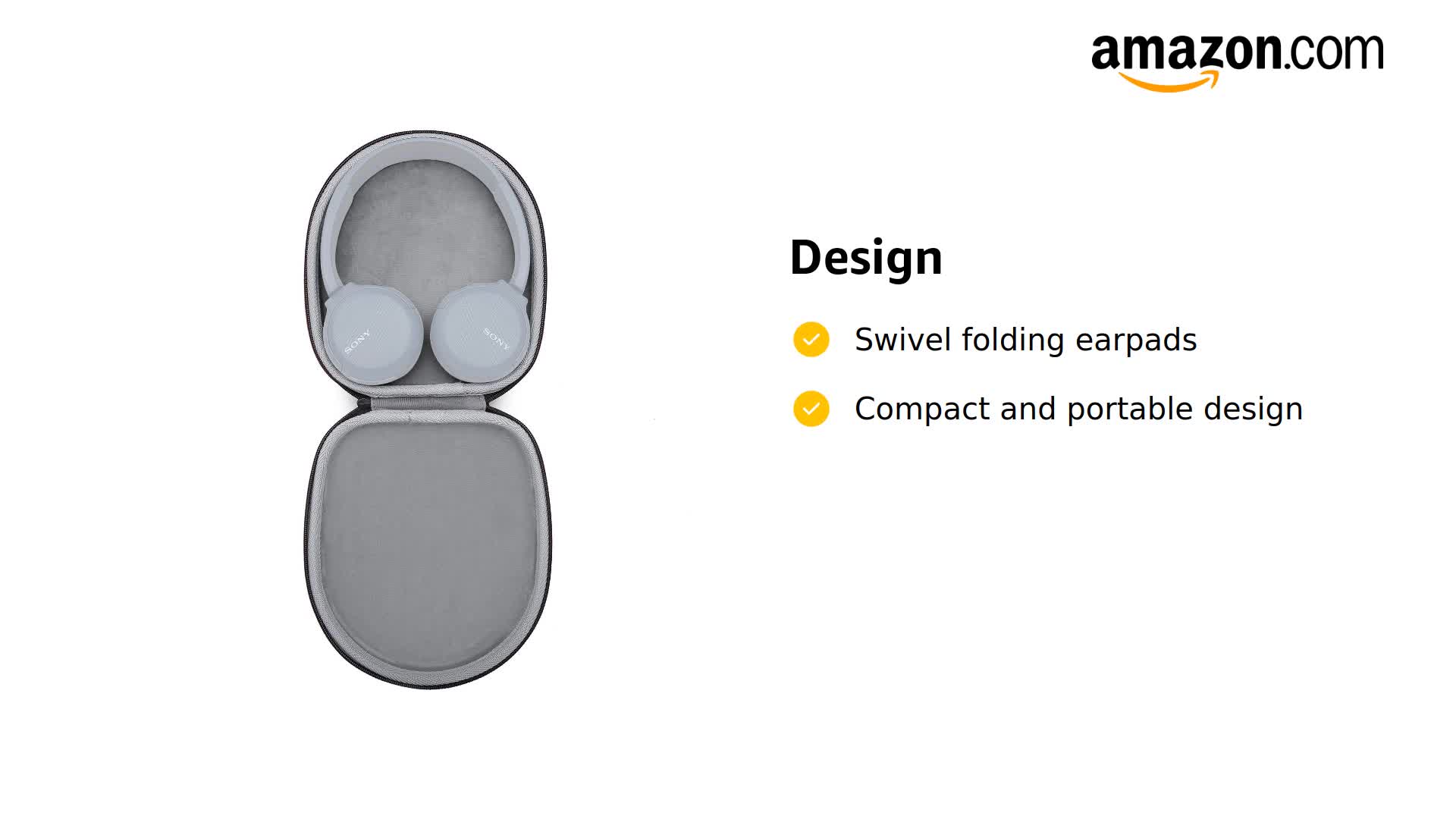 Amazon.com: Sony - ZX110NC Noise Cancelling Headphones with