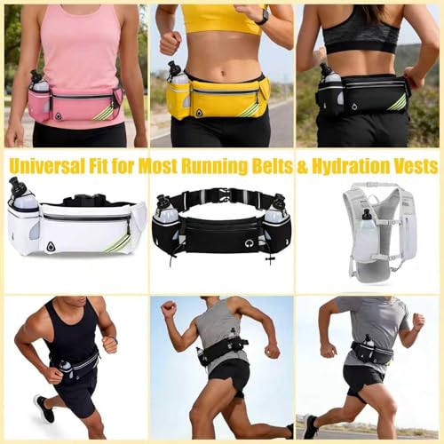2x10oz BPA-Free Water Bottles for the Running Hydration Belt, Fuel Belts Replacement Bottle Set for Marathon Walking Hiking Cycling Trail Skiing（2 Pack） - Image 6