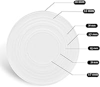 Vista 3 de Utron 60P Cápsulas de Plástico Transparente para Monedas de 40mm, Portamonedas de Dólar, Almacenamiento de Monedas de Plata para Coleccionistas