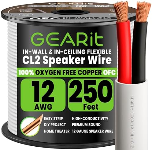 GEARit 12 Gauge Speaker Wire