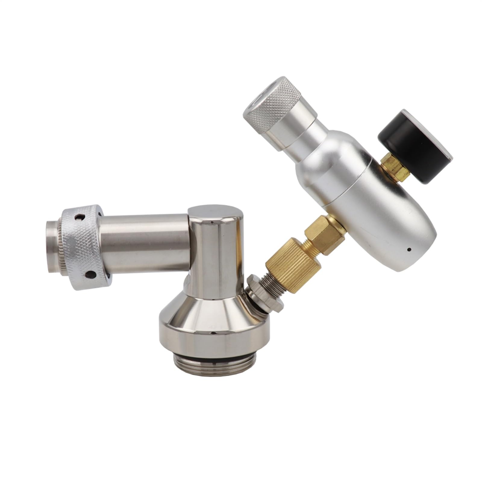 bierbrauset Homebrew Mini Keg 5L Druckbierfasssystem Einstellbarer Bierhahn und CO2-Regler Heimbrau-Sets