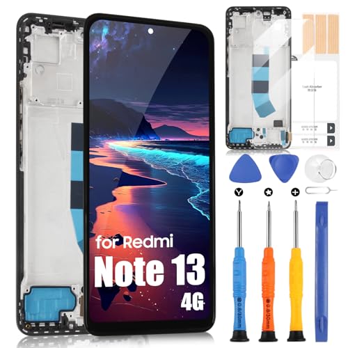 Écran LCD Xiaomi Note 13 4G Assemblage Tactile avec Cadre Intégré