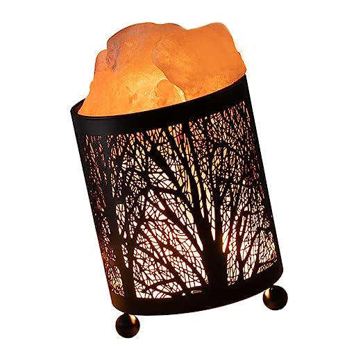 Holibanna Luz De Noche Decorativa Lámpara De Sal Pequeña Lámpara De Mesa Para Dormitorio Decoración De Habitación Duradera Con Bombillas Enchufe Europeo