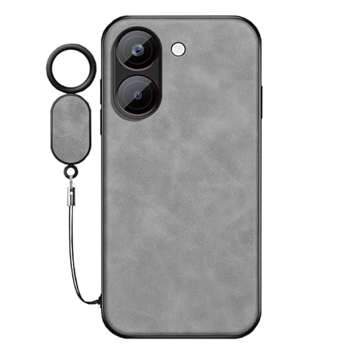 TRIPLE RIVER�EFor POCO X8 Pro �P�[�X �J�o�[ �ϏՌ� PU���U�[ �X�g���b�v�t�� �V���v�� For ���� �V���I�~ �v�� (�O���[)