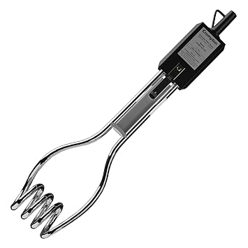 Crompton AIMR-B1A 1000W Superfast heating Immersion Rod| 100% Shock Proof| Anti-corrosive coating| Energy Saving| Powerful Heating Element| Bucket Hook & Light Indicator| 2 Yrs Warranty