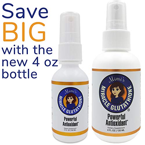Mimi's Miracle Glutathione® Spray | Reduced L-Glutathione- Nano Pure Absorption. Powerful Antioxidant Includes N-Acetyl Cysteine Vitamin C and 2X Glutathione Concentration Berry Flavor (2 oz) - Thumbnail 2