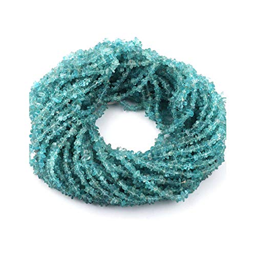 Perles apatite naturelle AAA pour sublimer les bijoux ternes avec des éclats bruts 4-5mm