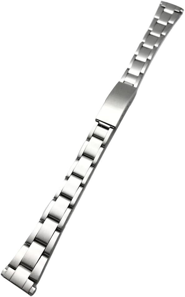 NewLife 12-15mm Metal Watchband | Women's Watches Silver Stainless Steel Replacement Watchstrap with Clasp
