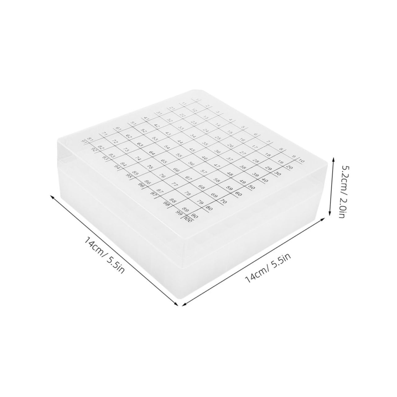 NAMOARLY Centrifuge Pipe Rack Compartment Tube Rack Plastic Leak for Laboratory Supplies Storage