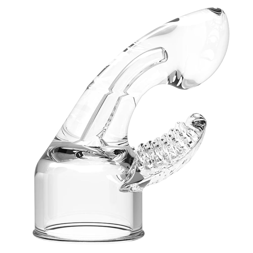 Rimba Head Dual Stimulation Power Massage Transparent Diamètre 4,5/6 cm
