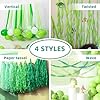 PIGETALE 8 Pack Green White Crepe Paper Streamers Rolls, 656ft Party Streamers for Birthday Wedding Baby Bridal Shower Decorations Halloween Christmas Craft Festival Supplies (1.8 Inch x 82 Ft/Roll) #5