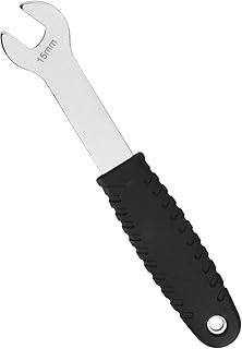 Oumers Bicycle Pedal Wrench, Long Handle Bike Pedal Spanner 15 mm Bike Pedal Remover Wrench Cycling Pedal Wrench for Mountain Bike MTB BMX Maintenance