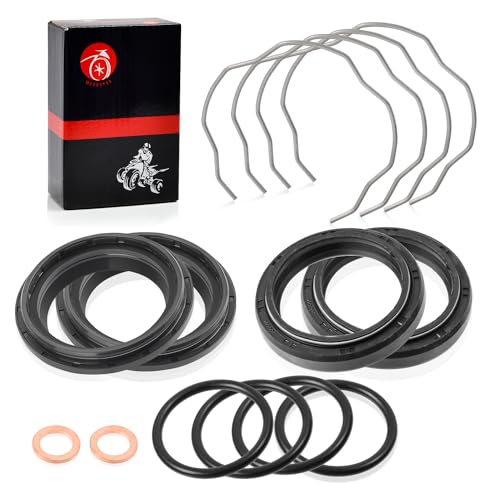 Image of Fork Dust Oil Seals Kit 41x53x8 /10.5mm For Kawasaki Ninja 650 ER650 EN650 EX650 KLR650 EJ800