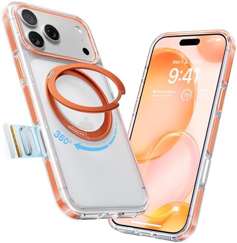 TORRAS 360 Magnetic Stand for iPhone 17 Pro Max Case, [Fit for Ma...