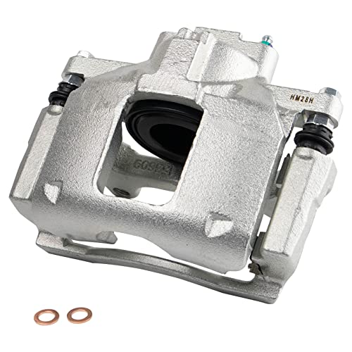 Image of TRQ Front Left Brake Caliper w /Bracket Drivers Side | For 2009-2013 Dodge Journey