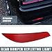 A ABSOPRO Rear Bumper Reflector Light 84037297 for Chevrolet Cruze 2016-2019 Right Side Red