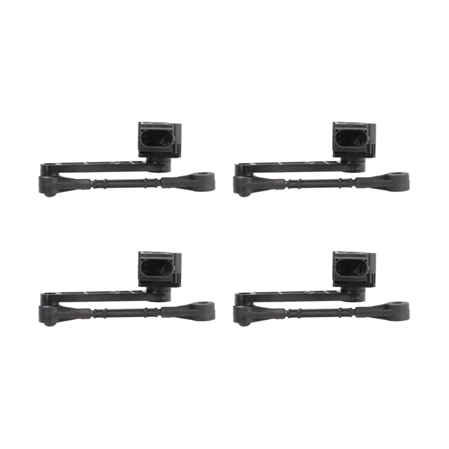 Lot de 4 capteurs de hauteur de suspension pneumatique avant et arrière LR020155 LR020161 compatibles avec moteur Land Rover HSE LR3 SE V6 4,0 L 4,4 L compatible avec Range Rover Sport Engine LE 4,2 L