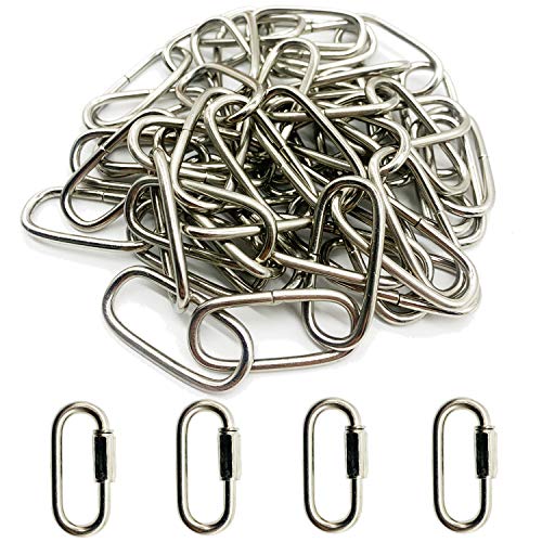 Alpurple 2 Packs Of 3 Feet Pendant Light Fixture Chain For Hanging Up Maximum Weight Of 50 Pounds-Heavy Duty Chain For Light Fixture (Nickel) #TOP26