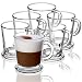Produktbild KADAX Teegläser, 6er Set, Gläser mit Griff, Glastassen für 6 Personen, spülmaschinenfest, Trinkgläser für Kaffee, Tee, Wasser, Saft, Drink, Saftgläser, Wassergläser, Gläserset