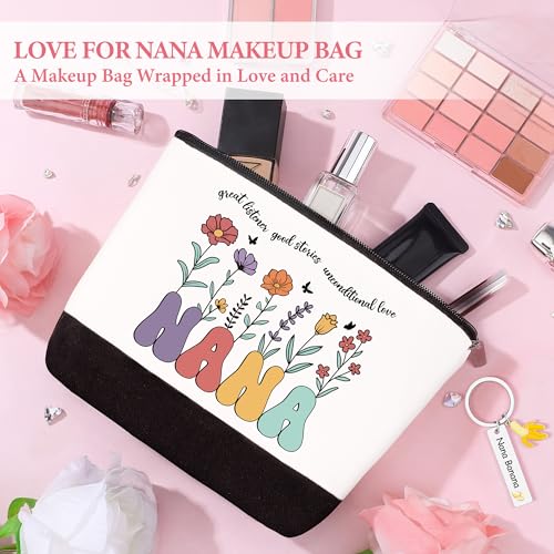 Image of Nana Gifts from Grandkids Nana Birthday Gifts for Women Best Nanas Ever Gift Set from Granddaughter Personalized Great Nanas Favorite Presents Merch Stuff for Happy Birthday Christmas with 16oz Cup