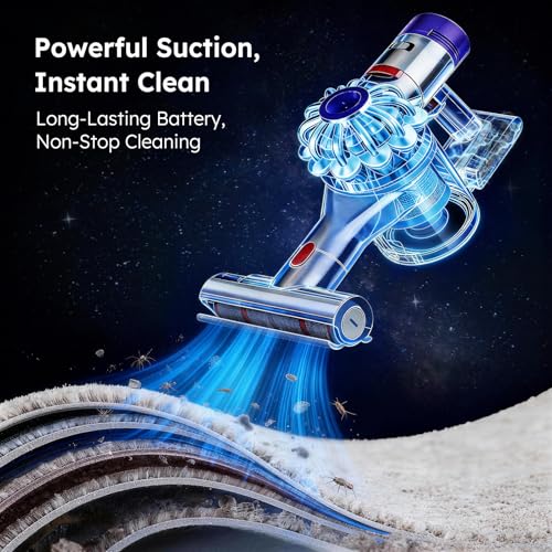 Image of HIPOW Battery Replacement Compatible with Dyson V8 Series Vacuum Cleaners