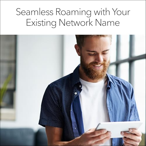 Image of NETGEAR WiFi 6 Mesh Range Extender (EAX15) - Add up to 1,500 sq. ft., 20 Devices with AX1800 Dual-Band Wireless Signal Repeater (up to 1.8 Gbps Speed), WPA3 Security, One Network Name (Pack of 2)