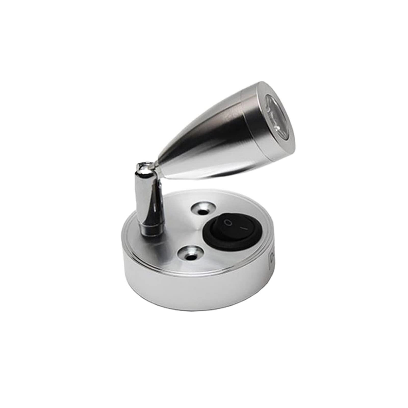 Lampe De Lecture LED Pour Camping Car, 12 Volts LED, Applique Murale Rotative Intérieure, Projecteur De Lecture Pour Lampe De Chevet, Applique Murale De Chevet Pour Caravane, Camping Car(Argent