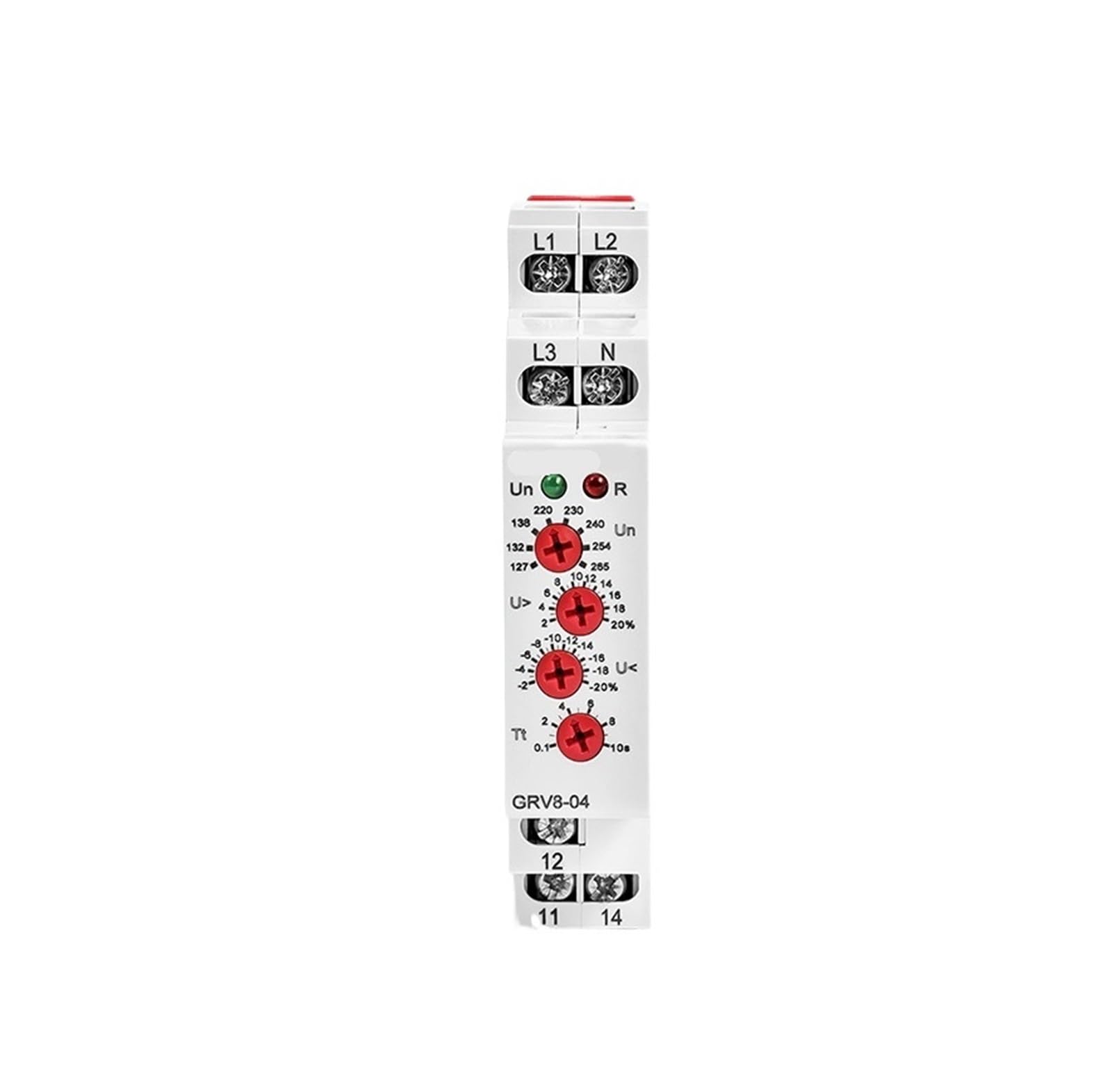 Relais de surveillance de perte de phase GRV8-03 triphasé 380V AC pour protection de séquence