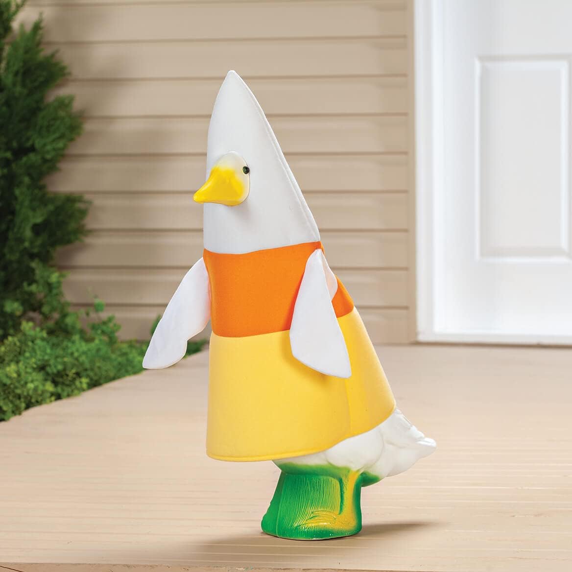 Gaggleville Candy Corn Goose Outfit, Fits Large 23" H Statue, by Fox Valley Traders