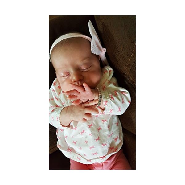 Personalized-Name-Luxury-Sterling-Silver-with-Pink-European-Crystal-Baby-Girl-Keepsake-Bracelet-BPNP Personalized Name Luxury Sterling Silver with Pink European Crystal Baby Girl Keepsake Bracelet (BPNP_M)