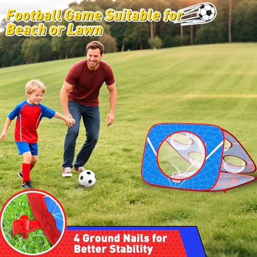 Spider Bean Bag Toss Game for Kids: 4-in-1 Cornhole Board Indoor Outdoor Toys for Kids Boys Girls 3 4 5 6 7 8 Year Old Birthday, Outside Activity Beach Backyard Lawn Family Party Game - Image 4