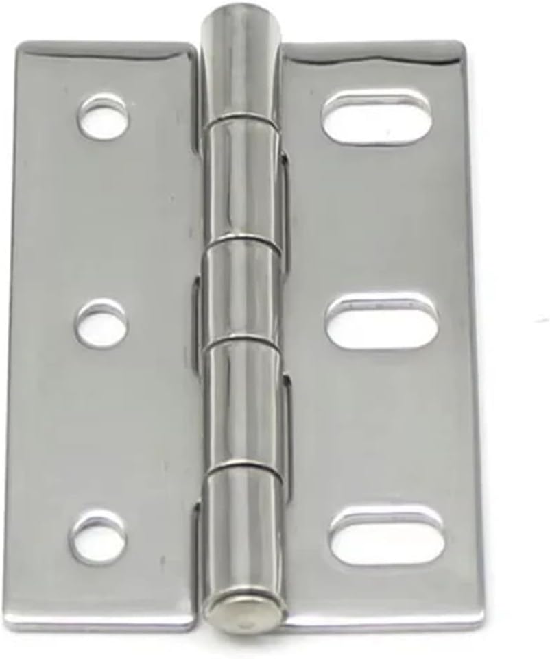 304 Stainless Steel Or Iron Industrial Electrical Cabinet Door Closed Folding Flat Hinge Equipment 1Pcs(304 SUS)