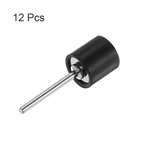 Miniatura 3 de HARFINGTON Mandriles de goma de tambor de lijado de 12 pulgada de 0.093 in soporte de manga de lijado para lijadora de tambor amoladora rotativa