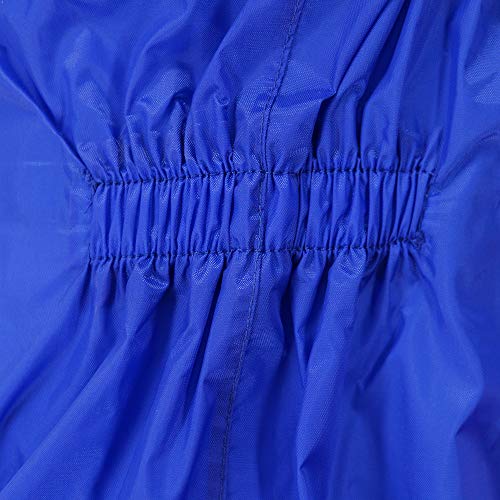 Zorax Boys Girls Blue (11-12 Years) Waterproof Windproof Lightweight Kids Rain Suit Coat All in One Dry Suit Puddle Unisex Drip Drop Raincoat - Image 8