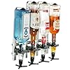 Oypla 4 Bottle muur bevestigde spirituele dispenser bar opname mes optiek 14.02 x 13.23 x 4.96 cm meerdere kleuren
